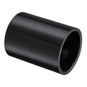 1-1/4" Black Sch 40 PVC Coupling - Socket (429-012B)