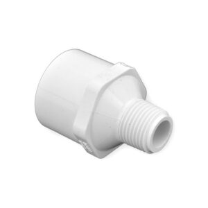 1/2" x 3/4" Schedule 40 PVC Reducing Male Adapter - MIPT x Socket (436-074)