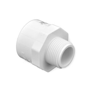 3/4" x 1" Schedule 40 PVC Reducing Male Adapter - MIPT x Socket (436-102)