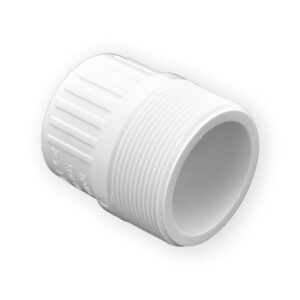 2" x 1-1/2" Schedule 40 PVC Reducing Male Adapter - MIPT x Socket (436-251)