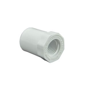 1/2" x 1/4" Schedule 40 PVC Reducer Bushing - Spigot x FIPT (438-072)