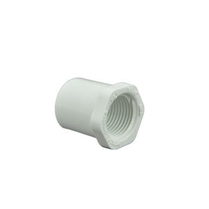 1/2" x 3/8" Schedule 40 PVC Reducer Bushing - Spigot x FIPT (438-073)