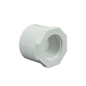 1-1/2" x 1" Schedule 40 PVC Reducer Bushing - Spigot x FIPT (438-211)