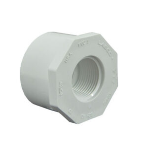 2" x 1" Sch 40 PVC Reducer Bushing Flush Style - Spig x Fipt 438-249