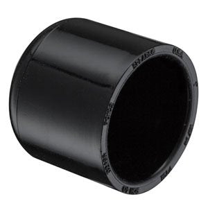 1-1/4" Black Sch 40 PVC Cap - Socket 447-012B