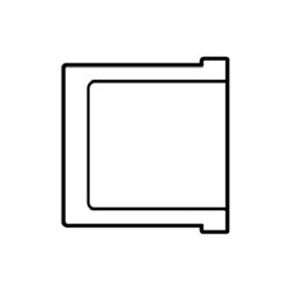 3/4" Sch 40 PVC Counter Sunk Plug Spig 449-007CS