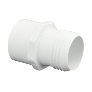 2" Sch 40 PVC Insert Adapter (White PVC) - Insert x I.P.S. Spigot 460-020
