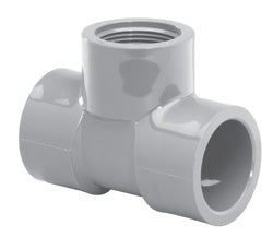 3/4" x 3/4" x 1/2" Schedule 80 CPVC Reducing Tee Slip x Slip x FPT