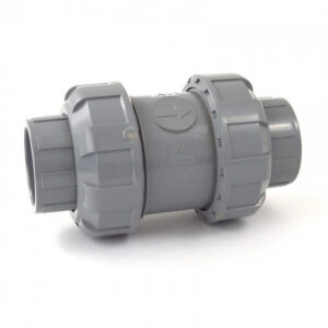 1 1/2" Flui-Pro PVC Ball Check Valve - Socket & Threaded Ends