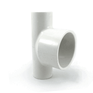 3/4" x 3/4" x 1" Schedule 40 PVC Bullhead Tee - Socket x Socket x Socket (401-102)