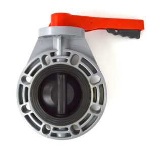 3" CPVC Butterfly Valve (SK-CBF-030) - EPDM / Lever Handle