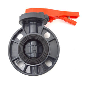 2-1/2" Flui-PRO PVC Butterfly Valve - Lever Handle