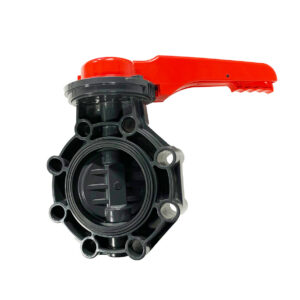6" Flui-PRO PVC Butterfly Valve - Lever Handle