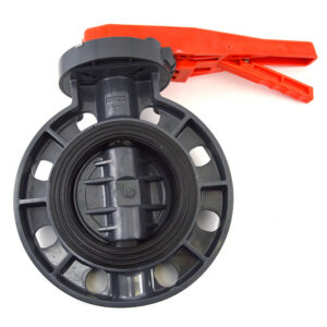 5" Flui-PRO PVC Butterfly Valve - Lever Handle