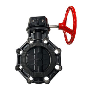 6" Flui-PRO PVC Butterfly Valve - Gear Operator (FP-BFGO-060)