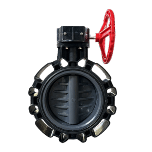 12" Flui-PRO PVC Butterfly Valve - Gear Operator (FP-BFGO-120)