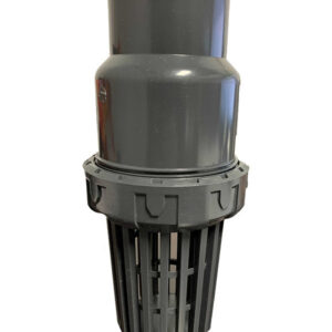 1-1/2" Flui-PRO PVC Single Union Foot Valve-EPDM Washer, Socket ends