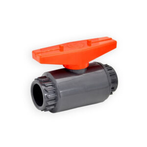 1/2" Flui-PRO PVC Compact Ball Valve - Gray / Socket (FP-GS-005)