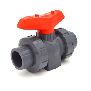 1/2" Flui-PRO [PRO SERIES] PVC True Union Ball Valve - Socket & Threaded Ends