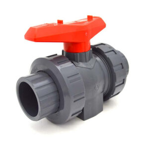 1-1/4" Flui-PRO [PRO SERIES] PVC True Union Ball Valve - Socket & Threaded Ends