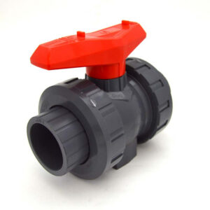 1-1/2" Flui-PRO [PRO SERIES] PVC True Union Ball Valve - Socket & Threaded Ends