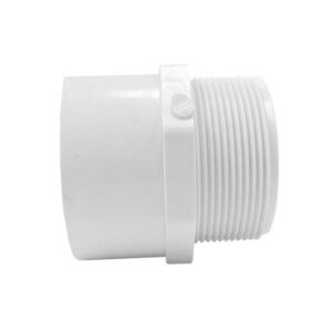 4" Schedule 40 PVC Male Adapter - MIPT x Socket (436-040)