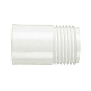 3/4" x 1/2" PVC Garden Hose Adapter - Male MHT x Slip (MHT101)