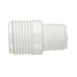 3/4" PVC Garden Hose Adapter - Male MHT x MPT (MHT106)