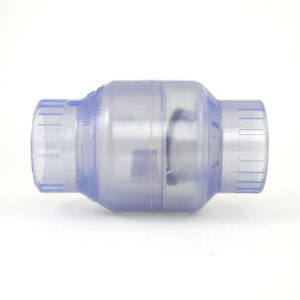 1-1/2" Clear PVC Swing Check Valve - Socket (S1520C-15)
