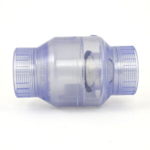 2" Clear PVC Swing Check Valve - Threaded (S1520C-20F)