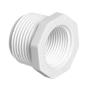 2-1/2" x 2" Sch 40 PVC Reducer (T.T.) Bushing - Mipt x Fipt 439-292