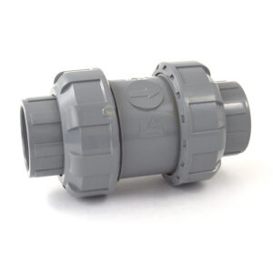 3/4" CPVC True Union Ball Check Valve - Socket / Viton (Clearance)