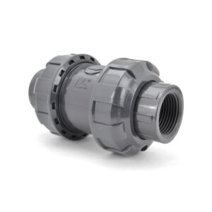 2" PVC True Union Ball Check Valve (SK-TUBC-T-020) - Threaded (Clearance)